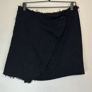 M Missoni Black Tweed Asymmetrical Mini Skirt 8